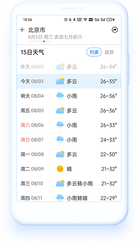 准时天气